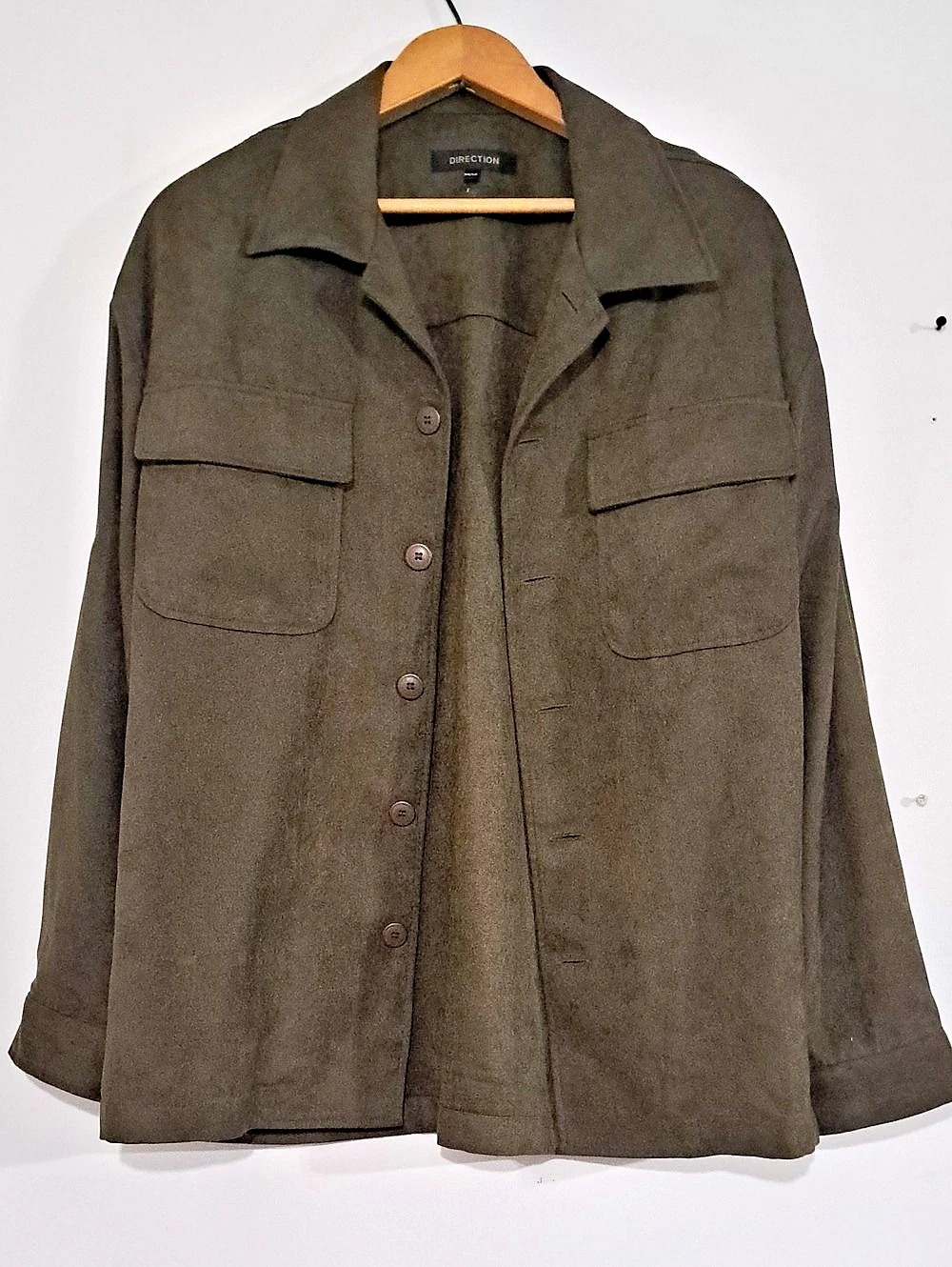 Direction Women's Utility Jacket in Brown Size Medium Like New